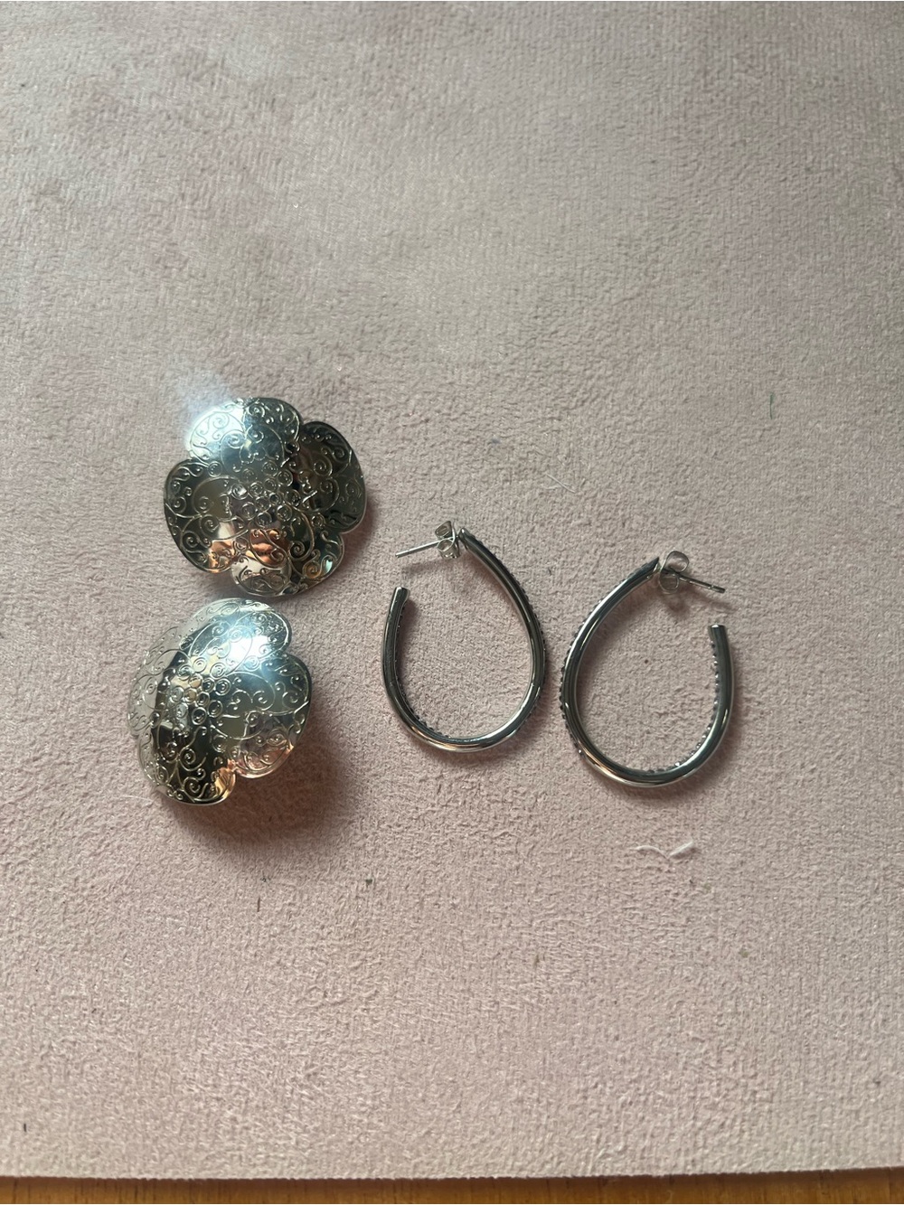 Bundle of Two Pairs of Costume Earrings